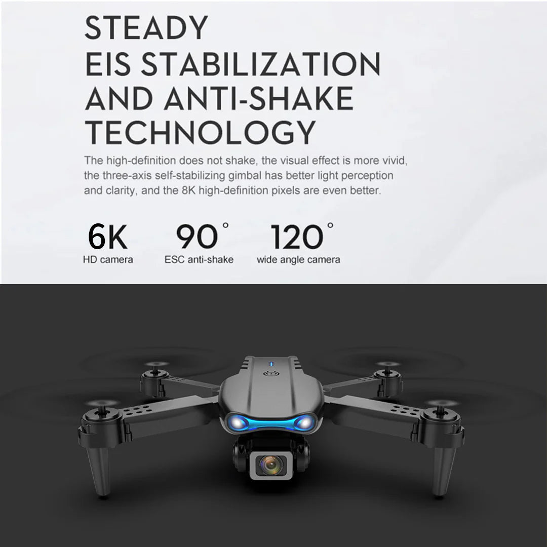 2024 Pro Drone 6K | 5G | 3-Axis Gimbal | 360° Obstacle Avoidance